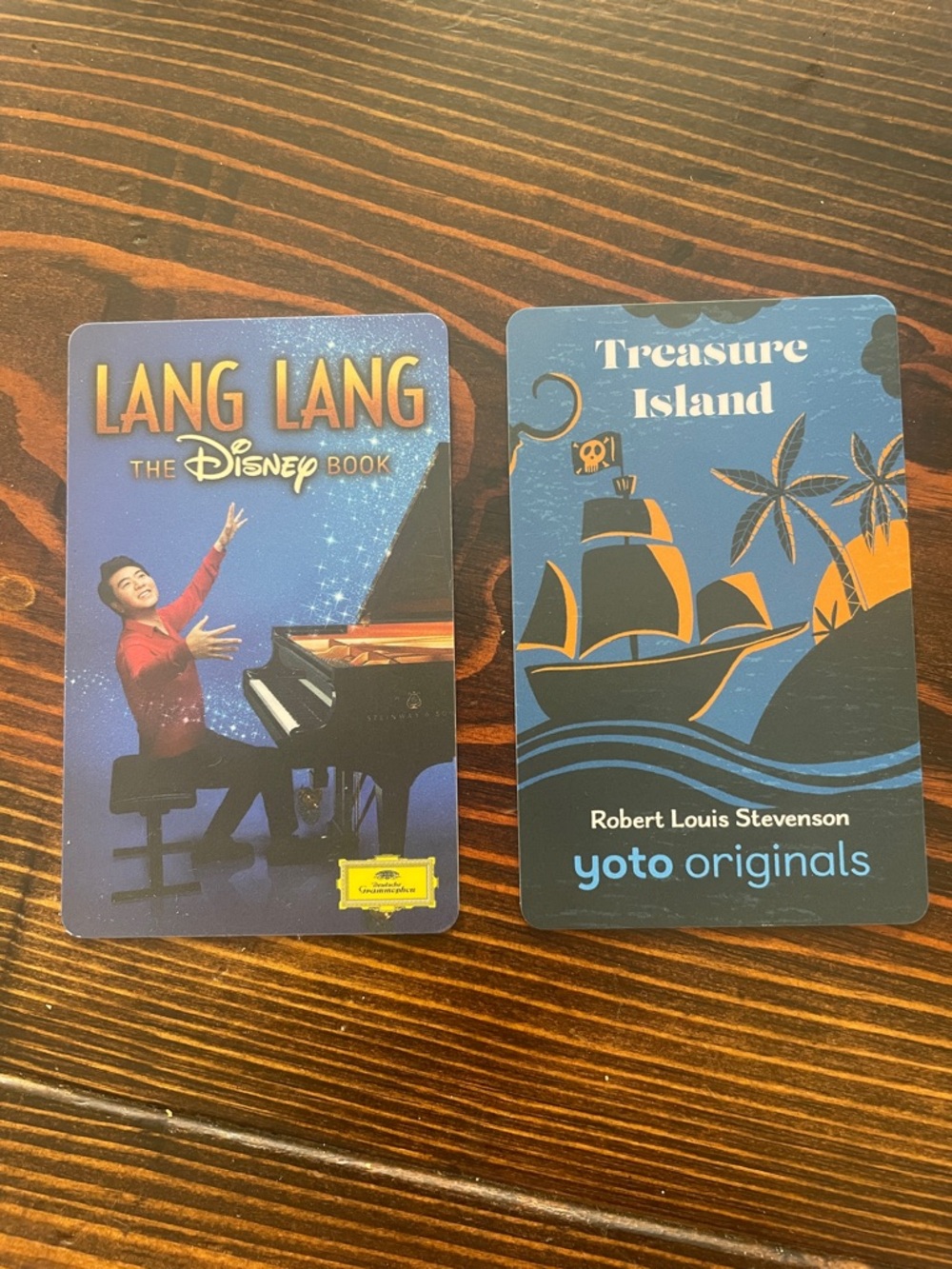 Lang Lang The Disney Book & Treasure Island Yoto Audio Cards